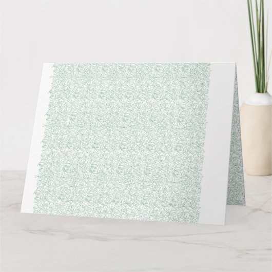 インターロックを特徴とするシームレスな幾何学的パターン カード (正面)