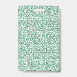 インターロックを特徴とするシームレスな幾何学的パターン バッジ