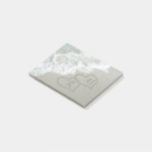 インターロックハートオンビーチ砂 ポストイット (アングル)