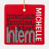 インターン超並外カスタム セラミックオーナメント (裏面)