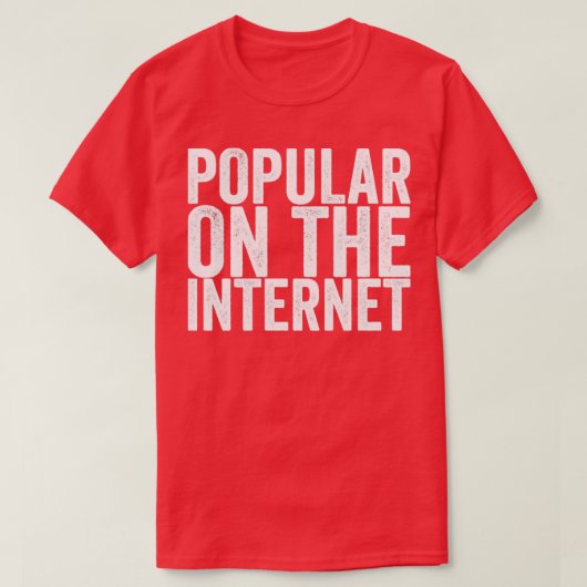 インタ人気があるーネットで Tシャツ (デザイン正面)