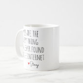 インタ最高のイネット上のカスタムデートすること コーヒーマグカップ (正面左)