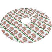 インダクラブおもしろいグルメターキークラブデリサンドイッチ ブラッシュドポリエステルツリースカート (アングル)