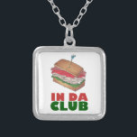インダクラブターキークラブサンドイッチおもしろいグルメダイナー シルバープレートネックレス<br><div class="desc">IN DA CLUBとおもしろいフォントのトルコのクラブサンドイッチのオリジナルイラストレーションを備えている。お素晴らし前のお気に入りのグルメはあなたは何を探しているか分からない？カスタマイ救済ズが必要な場合クリック「rebeccaheartsny」（右上の角）と「このデザイ連絡ナー」を組み合わせて自分だけの作品を作ろう！</div>