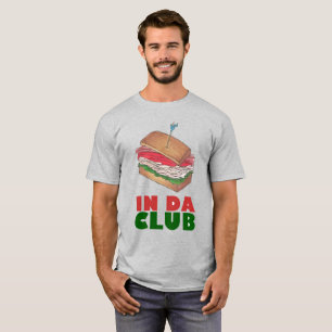 インダクラブターキークラブサンドイッチおもしろいグルメダイナー Tシャツ