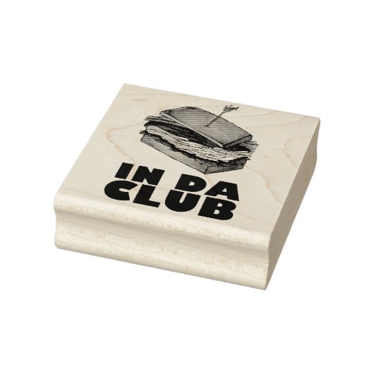 インダクラブターキークラブサンドイッチダイナーフードグルメ ラバースタンプ (スタンプ)