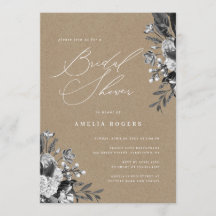 インダストリアルシック素朴フローラクラフトブライダルシャワー