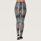 インダストリアルミニマリズムのカラー抽象芸術サンテルモ レギンス (裏面)