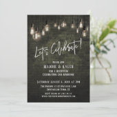 インダストリアルレンガ・エジソンライト　レッツセレブレイト 招待状 (スタンド正面)