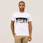インダストリアル冶金コンバイン シルエット メンズ Tシャツ (正面フル)