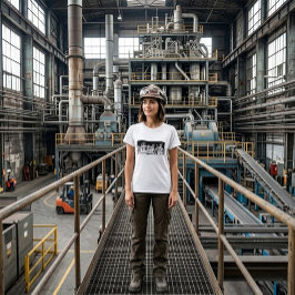 インダストリアル冶金コンバイン 女性用 Tシャツ