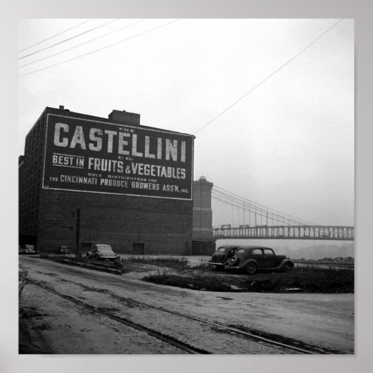 インダストリアル建物インシンシナチ – 1938 ポスター (正面)