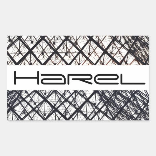 インダストリアル・アーキテクチャー・ステッカー 長方形シール (正面)