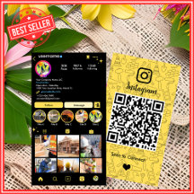 インダストリアル イエロー 建設 Instagram QRコード