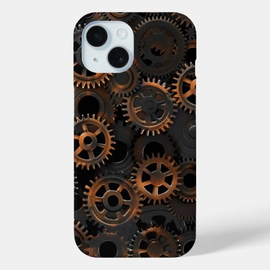 インダストリアル スチームパンク ギア ケース Case-Mate iPhoneケース (裏面)
