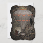 インダストリアル スチームパンク パーティー 招待状 (裏面)