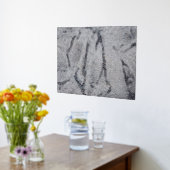 インダストリアル ボタニカル シルバー フォイル プリント (レイダウン (キッチン))