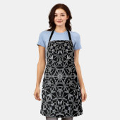 インダストリアル マンダラ エプロン (着用した状態)