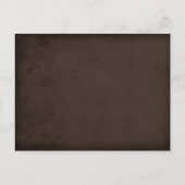 インダストリアル ヴィンテージ スチームパンク ウェディング インビテーションポストカード (裏面)