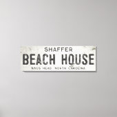 インダストリ素朴アモダンファームハウスビーチハウス キャンバスプリント (正面)