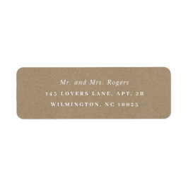 インダストリ素朴アルチックミニマリスト差出人住所 ラベル