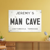 インダストリ素朴アルファームハウスマンケーブシティ キャンバスプリント (インサイチュ (リビング))