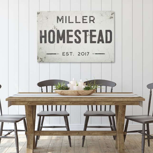 インダストリ素朴モダンアルファームハウスホームステッド メタルプリント (Rustic Modern Industrial Farmhouse Homestead Metal Wall Art)