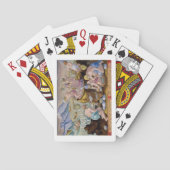 インダス川の巨大なハマグリのために採取している先住民は地図をつくります トランプ (裏面)