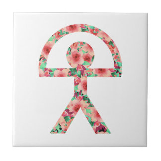 インダロユニークマンインフローラデザイン タイル