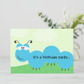 インチみみずそれはパーティーの誕生日のパーティの招待状です 招待状 (スタンド正面)