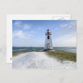 インチアーランライトハウス |ニューブランズウィック ポストカード (正面/裏面)