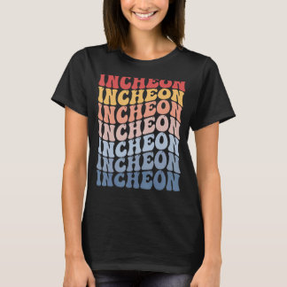 インチョンシティグルーヴィーレトロ Tシャツ