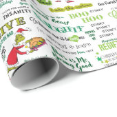 インチ引用文パターン ラッピングペーパー (ロールコーナー)