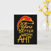 インツァークリスマスピッツバーグサンタインズベターウォッツ カード (黄色い花)