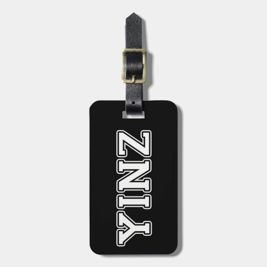 インツ ラゲッジタグ (正面縦)