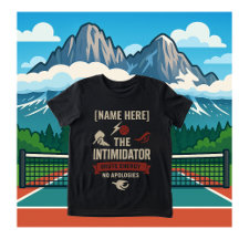 インティミデイターグラフィック付きピックルボール・ユースTシャツ