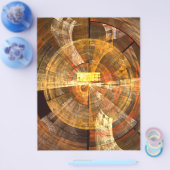 インテグリティ抽象芸術アートフライヤー チラシ (シングル)