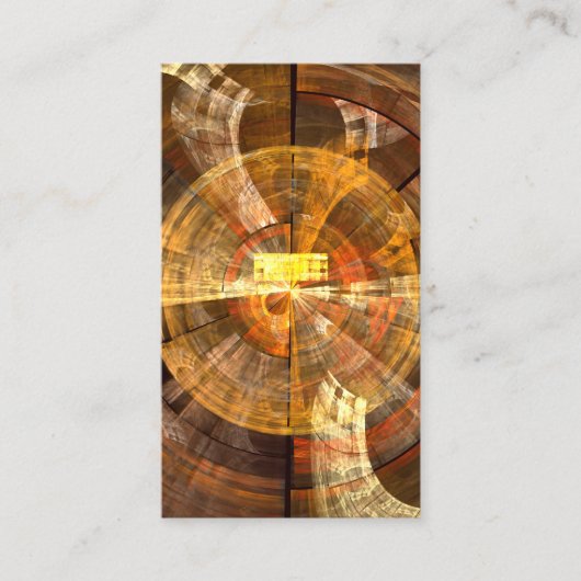 インテグリティ抽象芸術アート名刺 名刺 (正面)