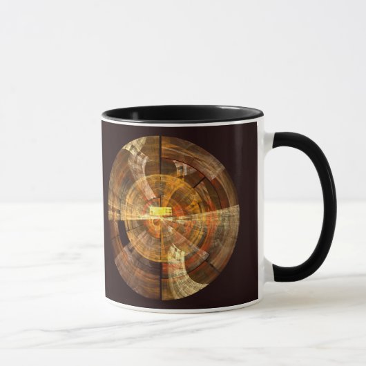 インテグリティ抽象芸術コーヒーマグ マグカップ (右)
