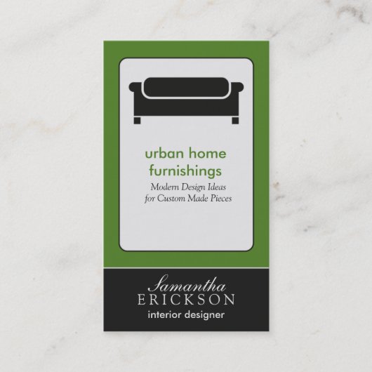 インテモダンリアデザイン/デコレータの名刺：7 名刺 (正面)