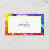 インテリアとエクステリア絵画ハウスの名刺 名刺 (裏面)