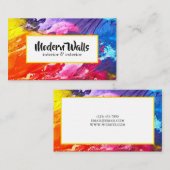 インテリアとエクステリア絵画ハウスの名刺 名刺 (正面/裏面)