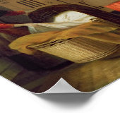 インテリアにベビーを持つ保育士 ポスター (角)