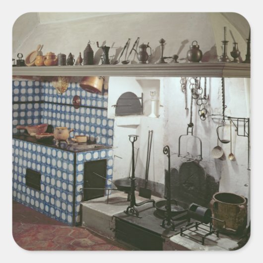 インテリアのキッチンオブザホテルドゥカブリス スクエアシール (正面)