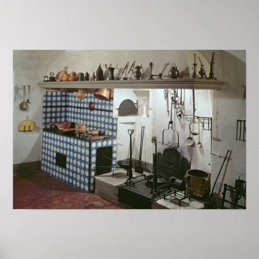 インテリアのキッチンオブザホテルドゥカブリス ポスター (正面)