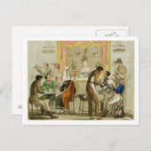 インテリアのコーヒーハウス、パブのウィリアム・ピーアーム ポストカード (正面/裏面)