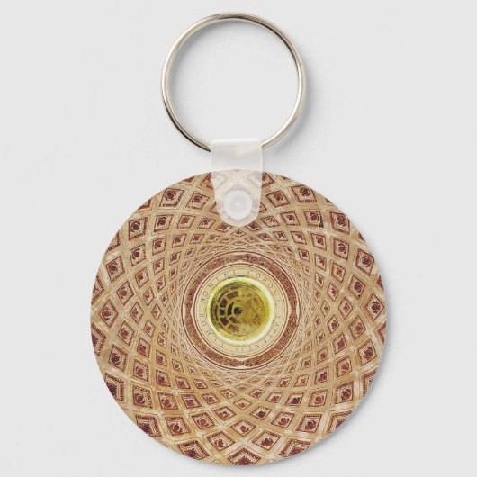 インテリアのチャペルのキューポラのビュー キーホルダー (正面)