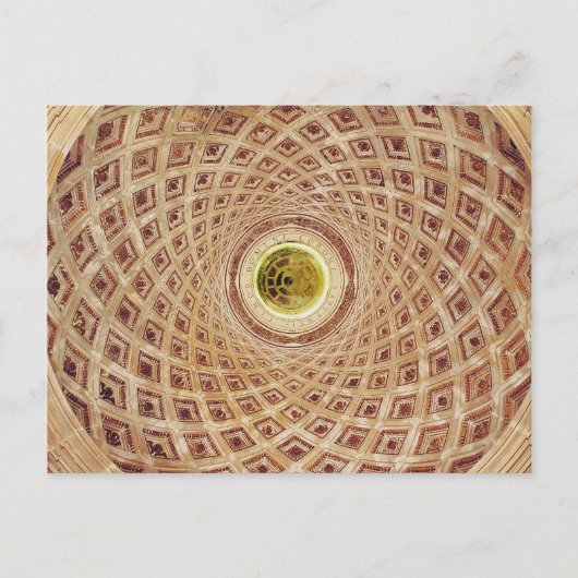 インテリアのチャペルのキューポラのビュー ポストカード (正面)