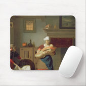 インテリアのベビーを持つNursemaid マウスパッド (マウス)