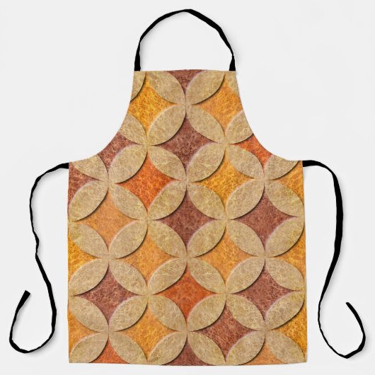 インテリアの壁パネルパターン – アラビア語の装飾 – seaml エプロン (正面)